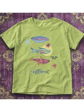 Kiwi Fish Are Cool cotton t-shirt